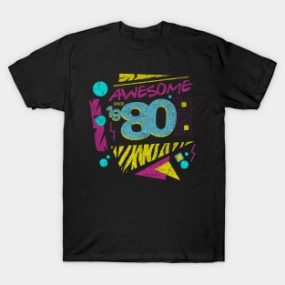 Awesome Since 1980-80’s Birthday Celebration, 41st Birthday T-Shirt